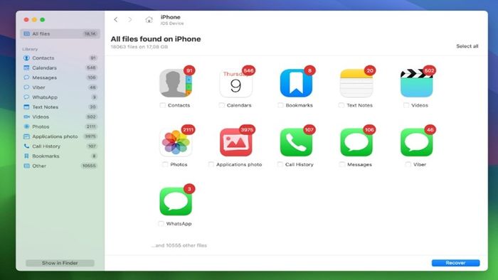 Hướng dẫn khôi phục lại tin nhắn iMessage đã bị xóa bằng phần mềm Disk Drill