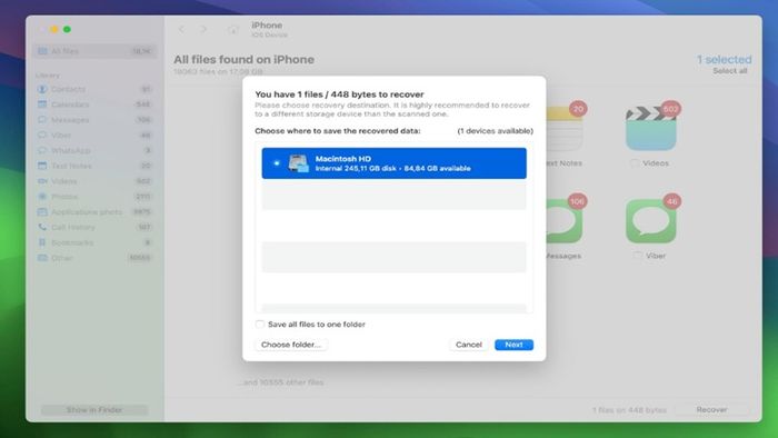 Hướng dẫn sử dụng phần mềm Disk Drill để khôi phục tin nhắn iMessage đã bị mất