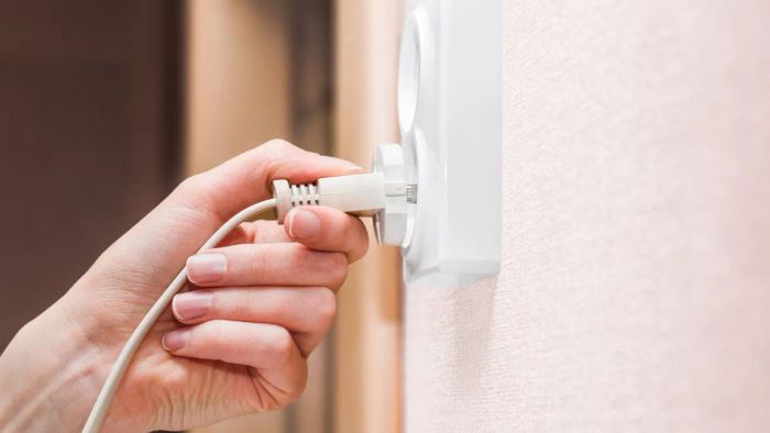 Quạt ngừng hoạt động do vấn đề về nguồn điện