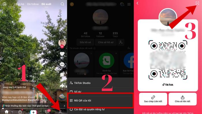 Đăng nhập TikTok qua mã QR