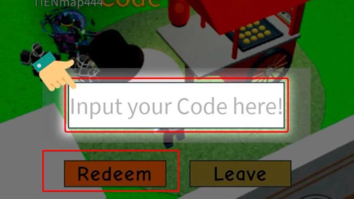 Hướng dẫn nhập mã code One Piece Tower Defense - Bước 3