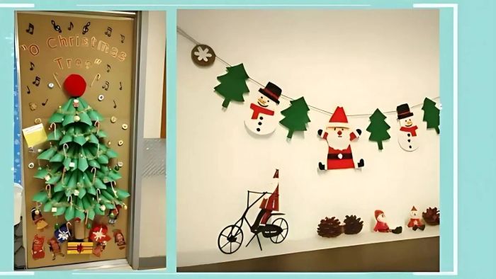 Ý tưởng trang trí Noel cho lớp mầm non 2