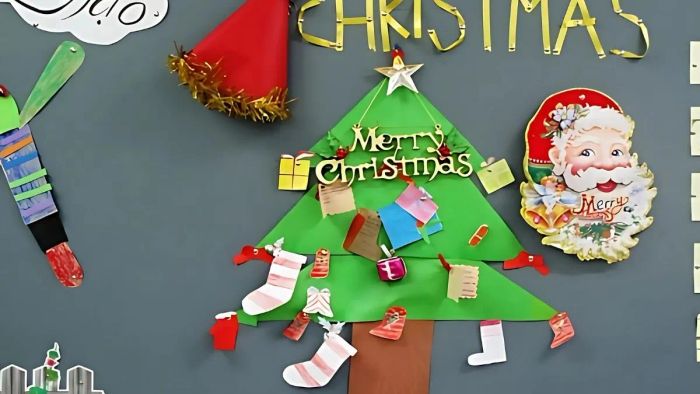 Trang trí Noel cho lớp mầm non 10