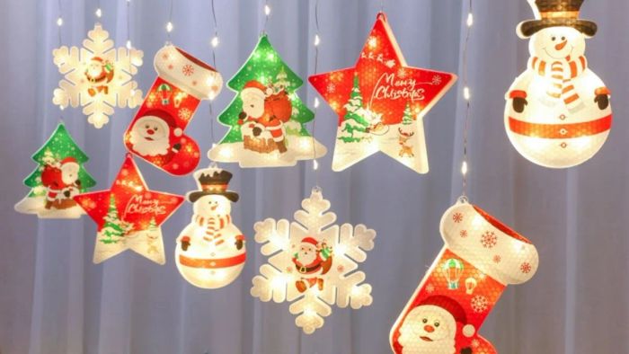 Trang trí lớp mầm non Noel 57