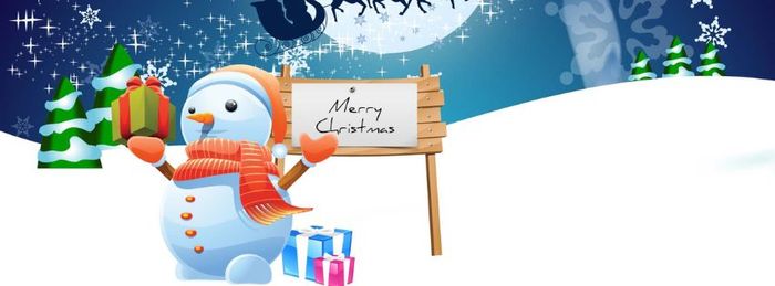 Ảnh bìa Noel dễ thương tuyệt nhất cho Facebook