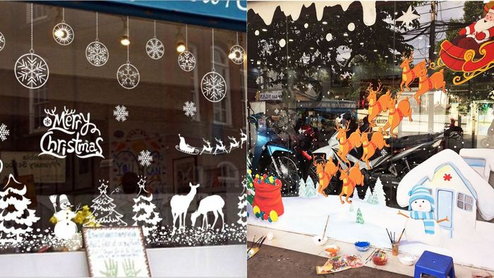 Ý tưởng trang trí Noel cửa kính này giúp ngôi nhà của bạn thêm phần ấm cúng và rực rỡ với những chi tiết đơn giản nhưng đầy sắc màu, tạo nên một không gian tuyệt vời cho mùa Giáng sinh.