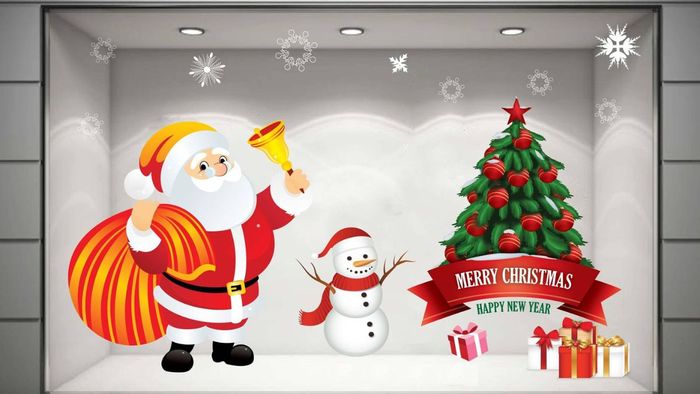 Tìm kiếm ý tưởng trang trí cửa kính Noel độc đáo với những thiết kế đẹp mắt, mang đến sự tươi mới cho không gian