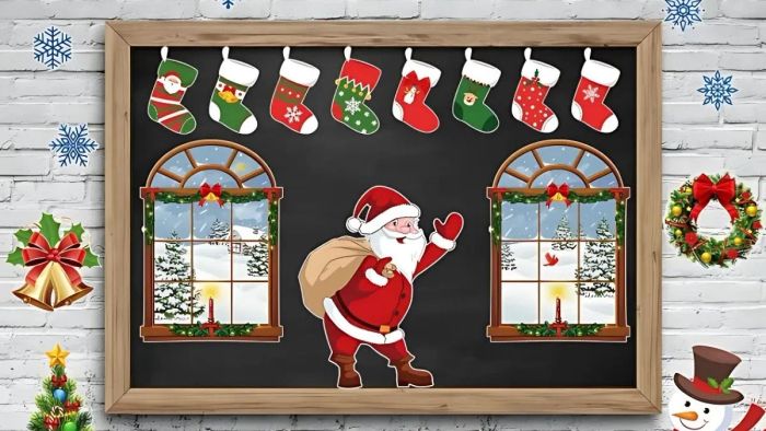 Gợi ý trang trí Noel cho lớp mầm non 32