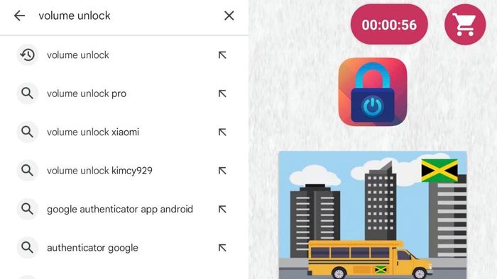Cách chuyển chức năng nút nguồn sang nút âm lượng với Volume Unlock Bước 1