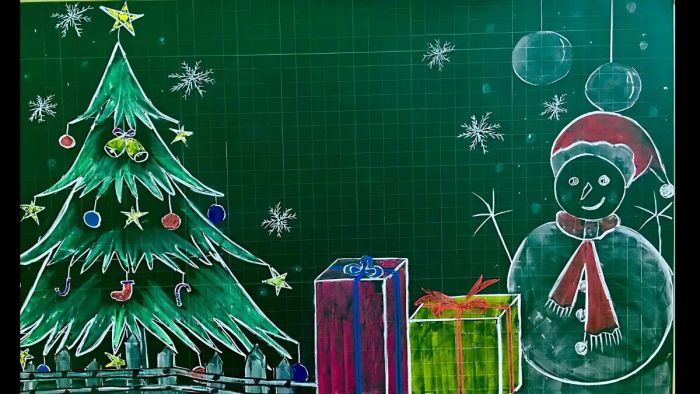 Trang trí Noel mầm non 99