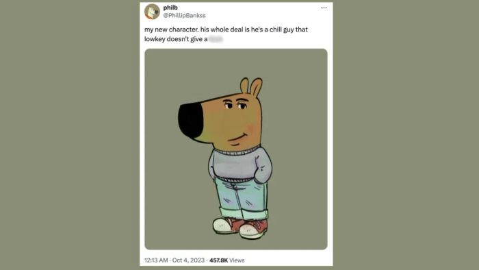 Chill guy & Nguồn gốc của xu hướng Anh chàng, cô nàng thư giãn