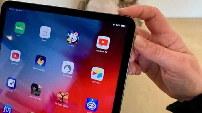 Tắt nguồn iPad thông qua các nút vật lý trên thiết bị