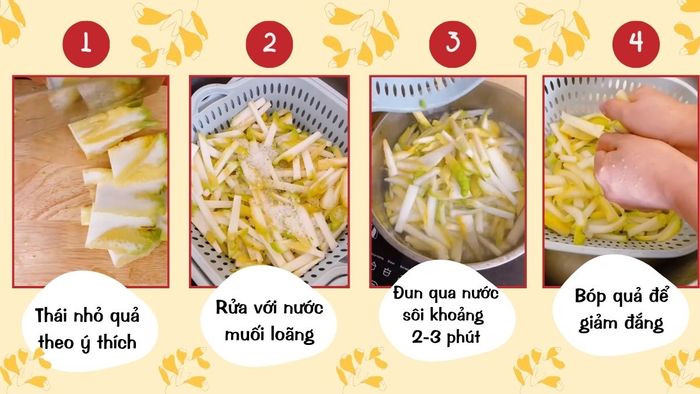 Cách chuẩn bị mứt phật thủ trước khi chế biến