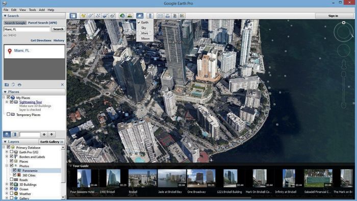 Những tính năng nổi bật của Google Earth Pro