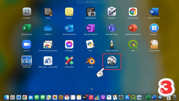 Cài đặt Google Earth Pro trên MAC - Bước 3