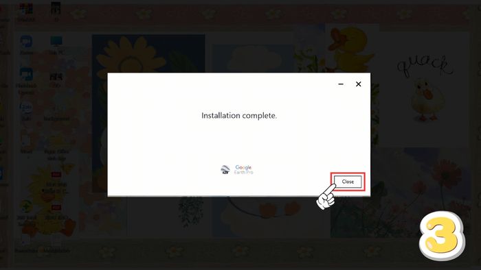 Hướng dẫn cài đặt Google Earth Pro trên Windows - Bước 3