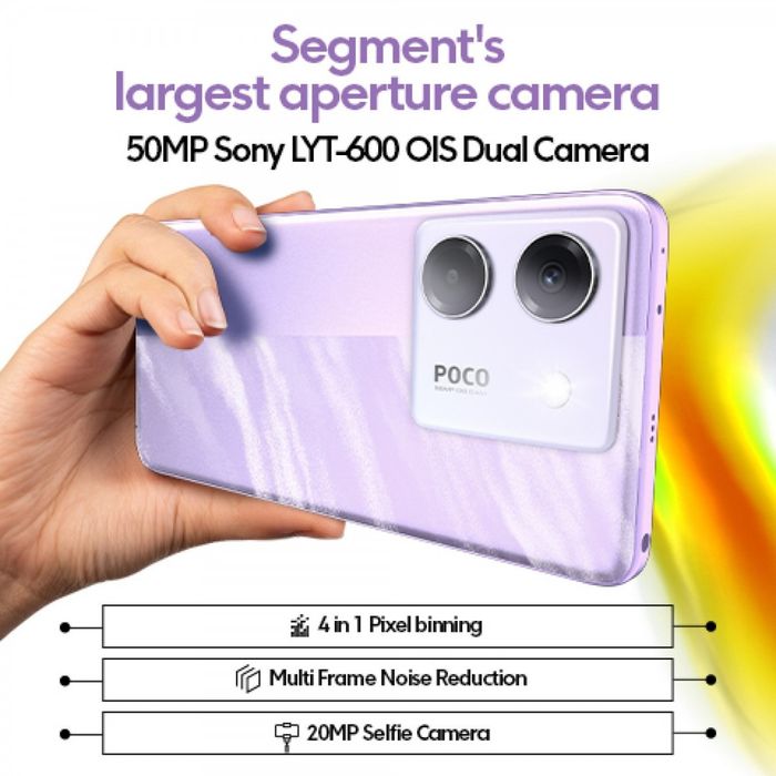 POCO M7 Pro 5G sở hữu hệ thống camera chất lượng cao