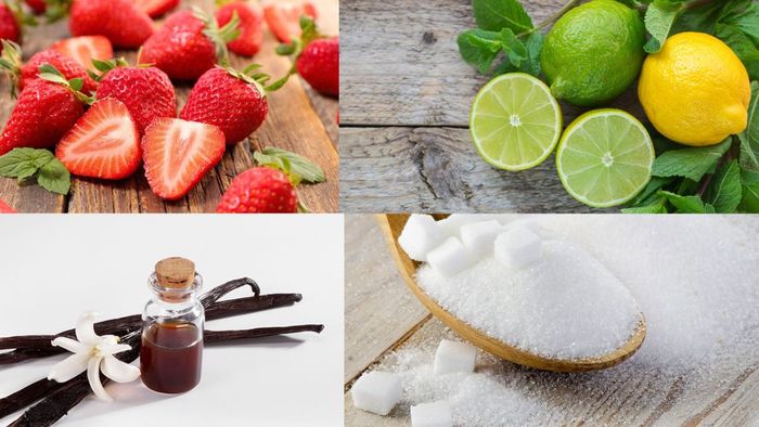 Chuẩn bị nguyên liệu để làm mứt dâu tây ngon tại nhà