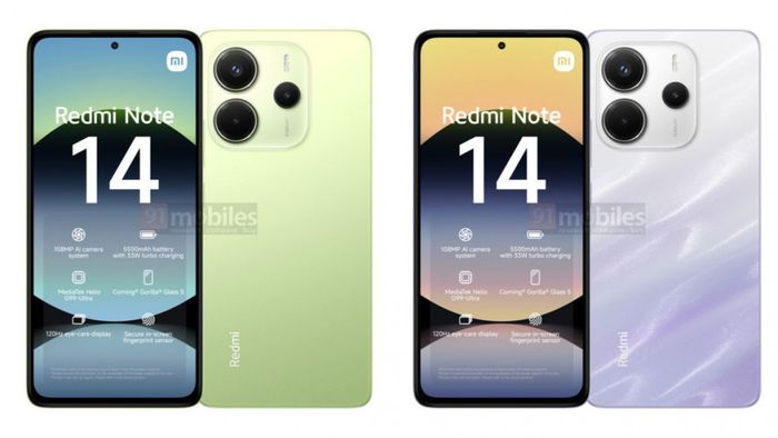 Dòng sản phẩm Redmi Note 14 4G sẽ ra mắt trong thời gian sắp tới