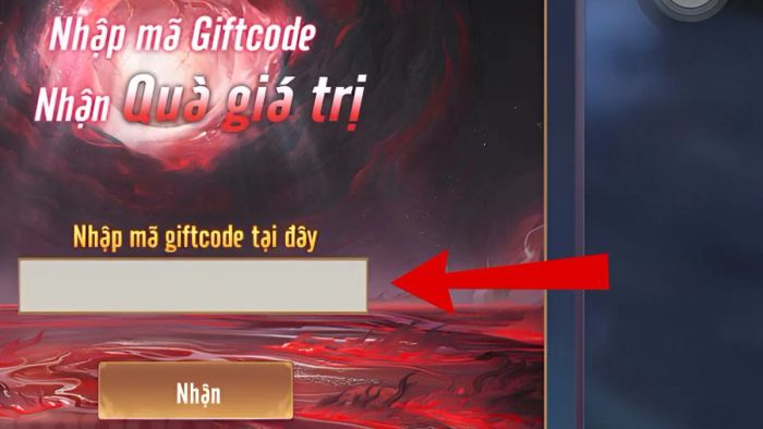 Hướng dẫn nhập mã code Ma Quân – bước 3