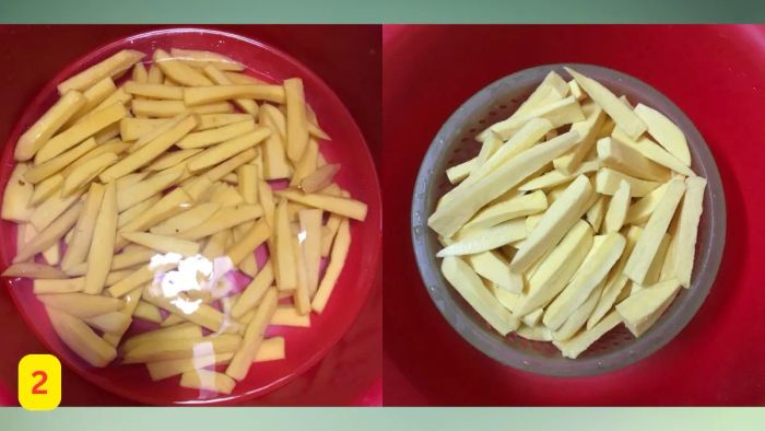 Cách làm mứt khoai lang dẻo bước 2 (Hình minh họa)