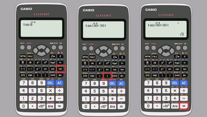 Cách bấm COT trên máy tính Casio FX 580VN rất đơn giản.