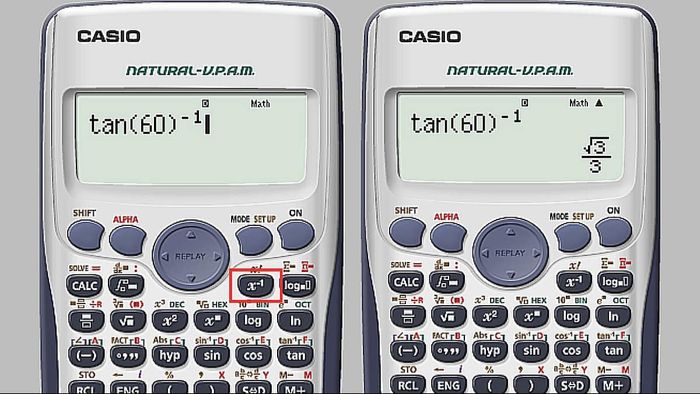 Hướng dẫn bấm COT trên máy tính Casio 570