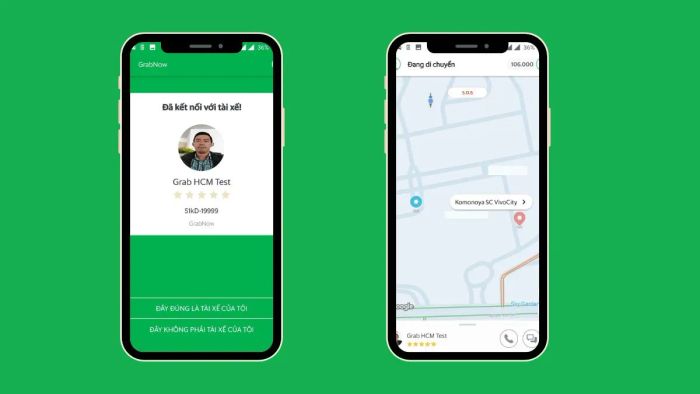 Hướng dẫn sử dụng GrabNow - các bước 4 và 5