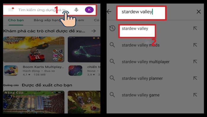 Cài đặt Stardew Valley trên điện thoại Android - bước 1