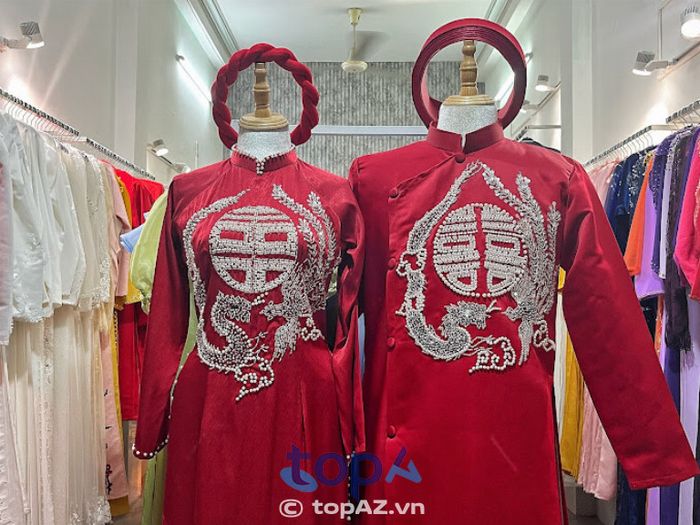 Cửa hàng cho thuê áo dài cưới hỏi tại Nha Trang