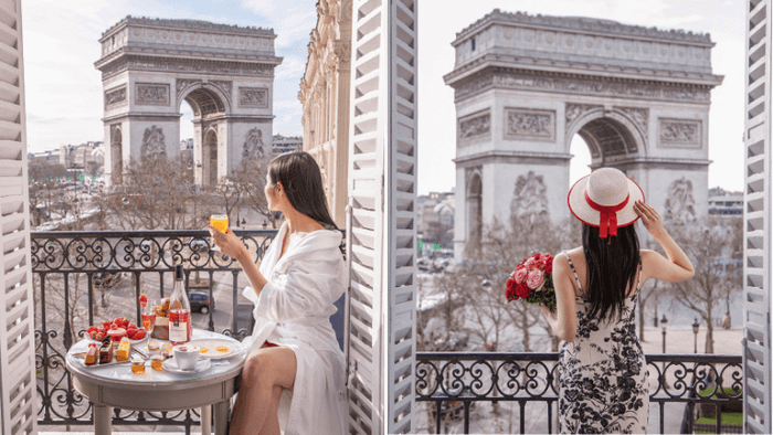 Những góc check-in “triệu đô” tại Khải Hoàn Môn