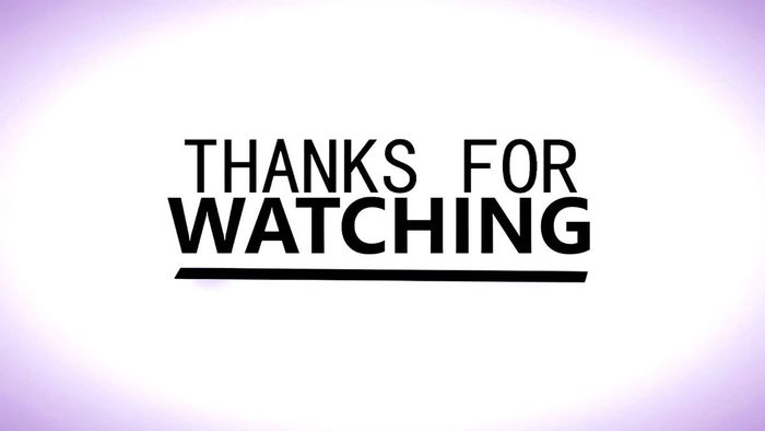 Hình nền slide cảm ơn 'Thank you for watching' trong PowerPoint đẹp và thu hút