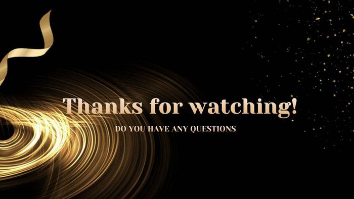 Hình nền slide thank you for watching chất lượng 4k sắc nét