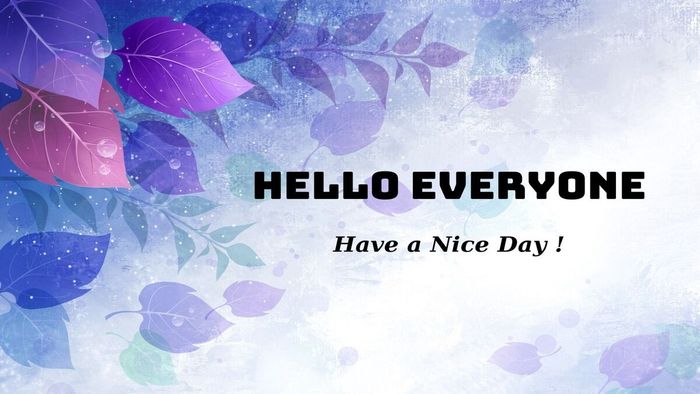 Hình nền slide khởi động Powerpoint chủ đề hoa lá phong cách tối giản