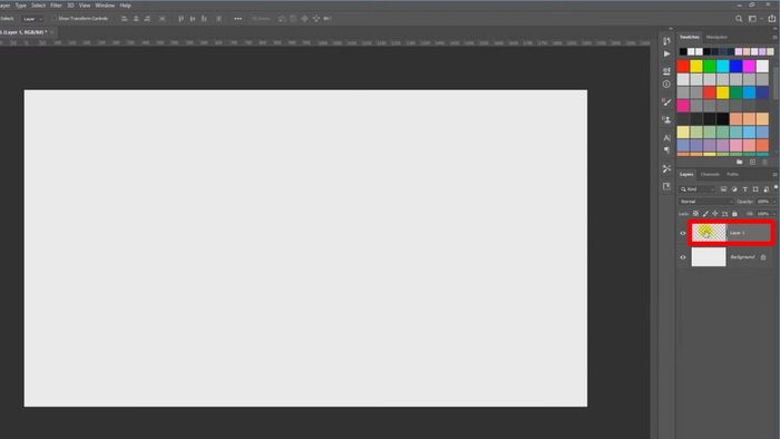 Hướng dẫn vẽ đường thẳng trong Photoshop sử dụng Line Tool bước đầu tiên (Kèm hình ảnh minh họa)