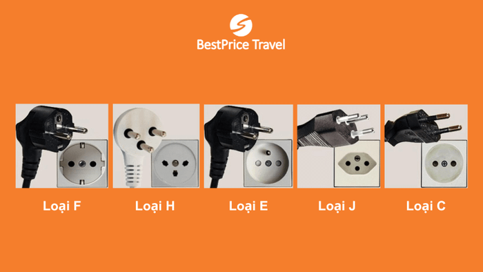 Những loại ổ cắm điện thường gặp khi du lịch châu Âu