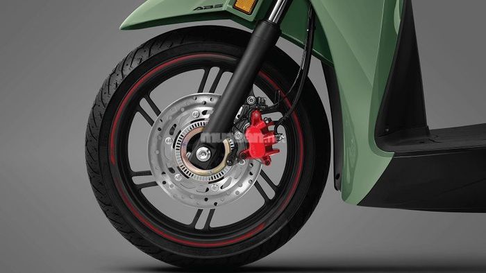 Hệ thống chống bó cứng phanh (ABS) 2 kênh được trang bị trên cả bánh trước và sau