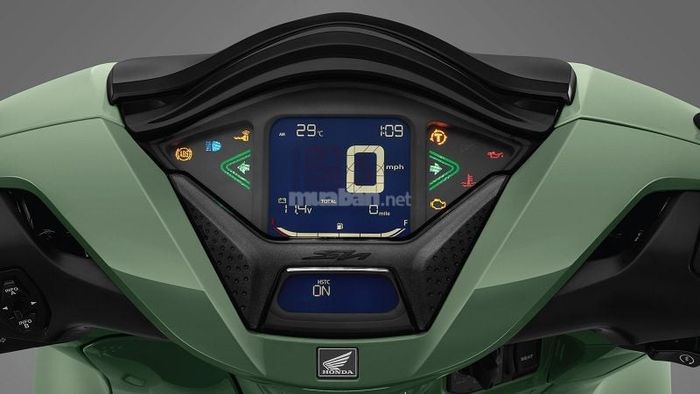 Mặt đồng hồ LCD được thiết kế cân đối và hiện đại