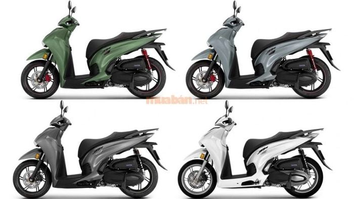 Honda bổ sung thêm màu xám đen nhám và màu xanh ánh ngọc trai