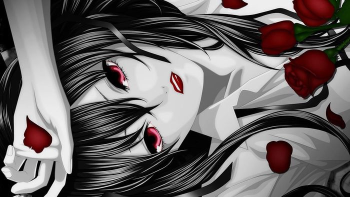 Ảnh đại diện anime girl lạnh lùng vô cảm đẹp mắt