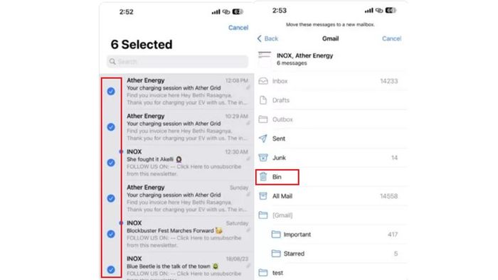 6. Xóa bộ nhớ đệm và tệp đính kèm trên ứng dụng Mail