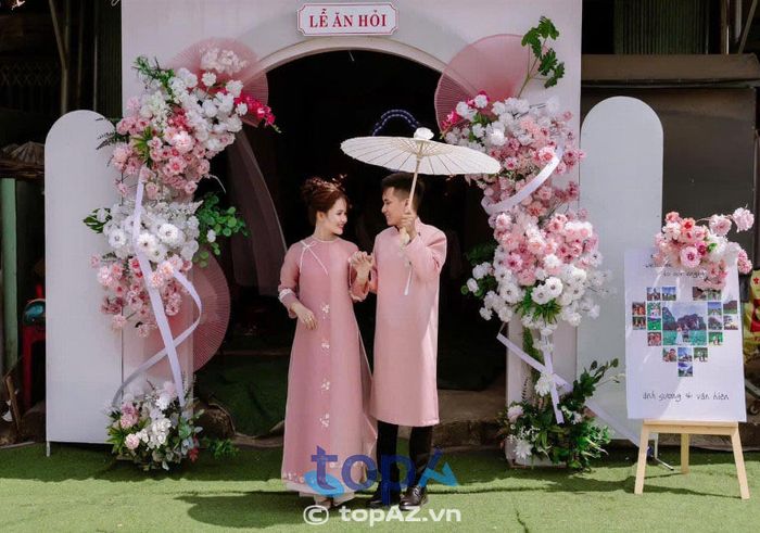 Ảnh Viện Áo Cưới Hà My là một địa chỉ cho thuê áo dài cưới hỏi giá phải chăng tại Nam Định.