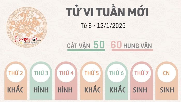 Tử vi tuần mới của 12 con giáp từ 6-12/1/2025 dành cho tuổi Tý