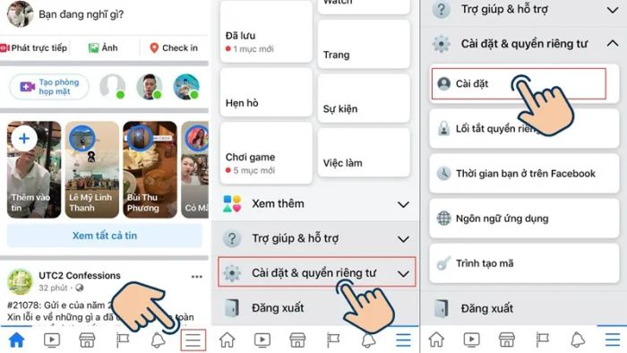 Làm sao để xóa Messenger trên iPhone bằng cách đăng xuất tài khoản?