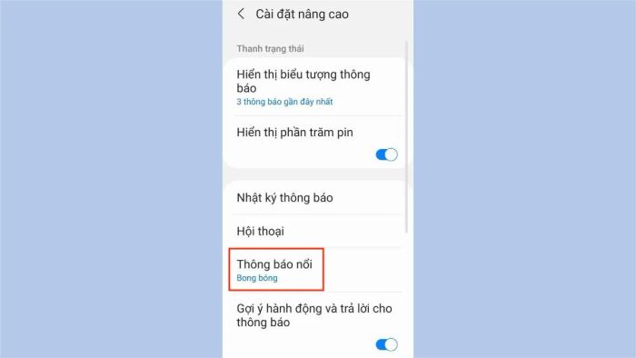 Cách khắc phục bong bóng chat Zalo Mini không hiển thị - Bước 3