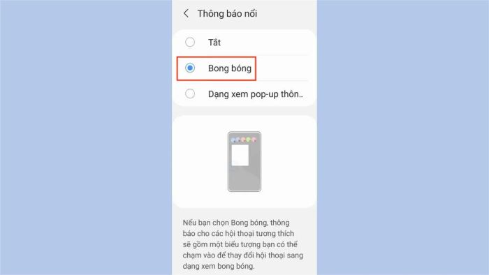 Cách khắc phục lỗi bong bóng chat Zalo Mini không hiện - Bước 4