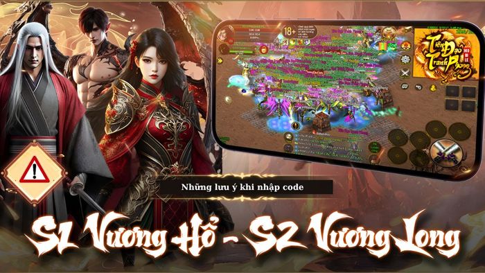 Lưu ý khi nhập mã code Tiên Đạo Tranh Phong