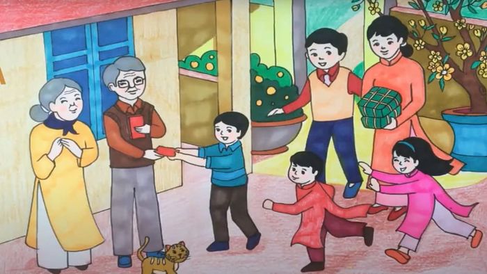 Vẽ tranh chúc Tết đầy ý nghĩa