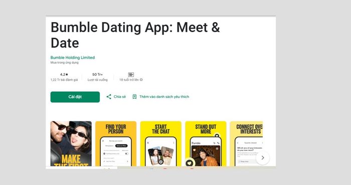Hướng dẫn tải Bumble Dating App: Gặp gỡ & Hẹn hò trên Android