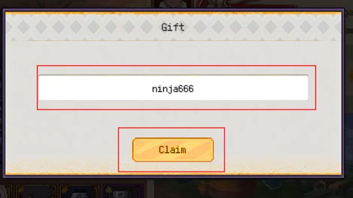 Hướng dẫn nhập mã code Ninja Pixel Strike - Bước 4
